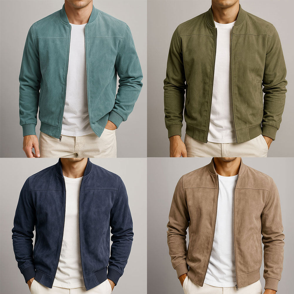 Chaqueta de ante para hombre