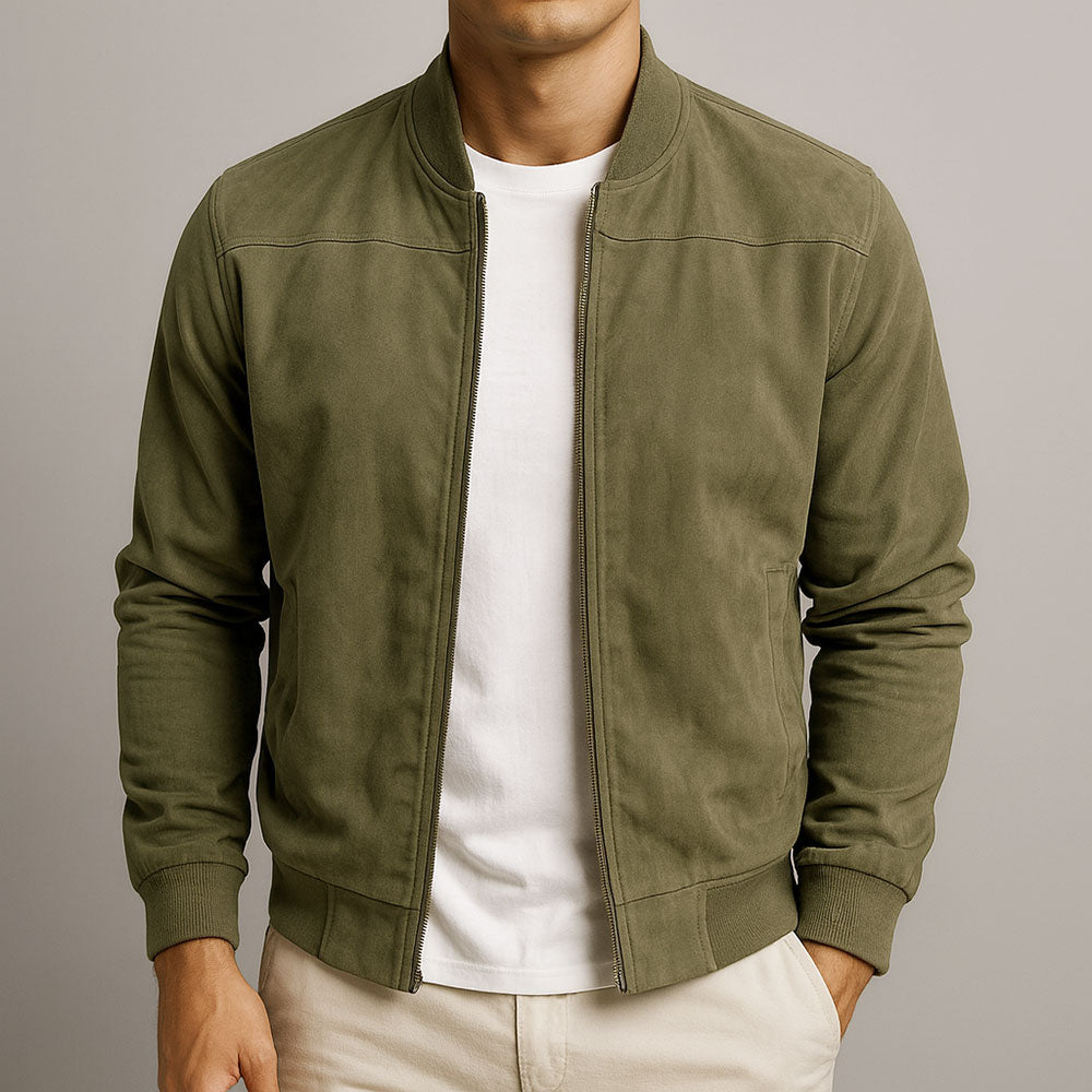 Chaqueta de ante para hombre