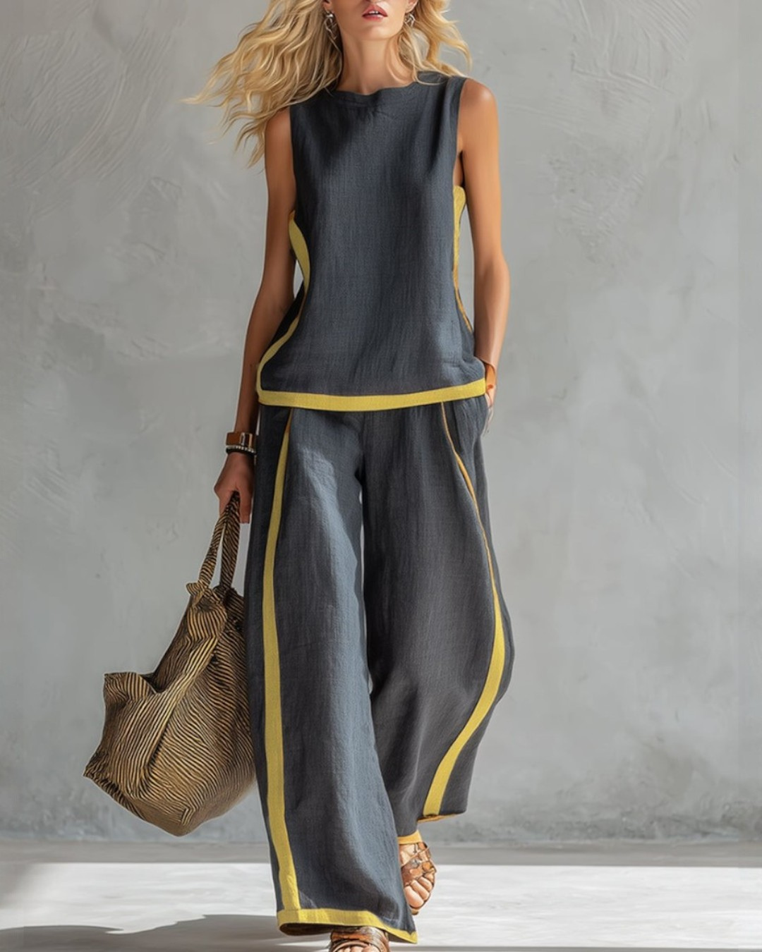 Conjunto elegante de dos piezas