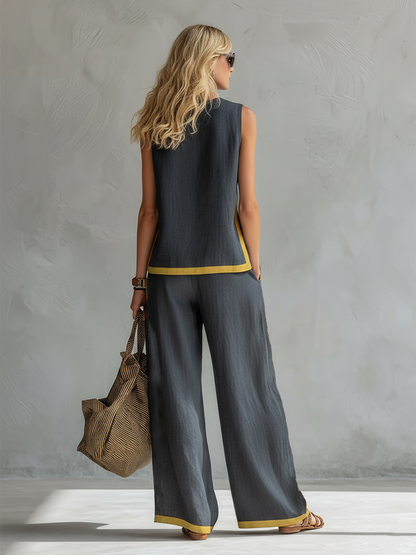 Conjunto elegante de dos piezas