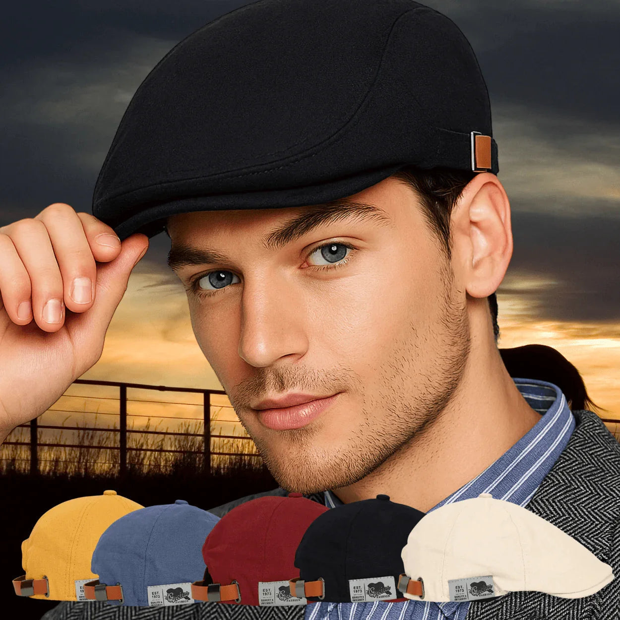Gorra de visera para hombre