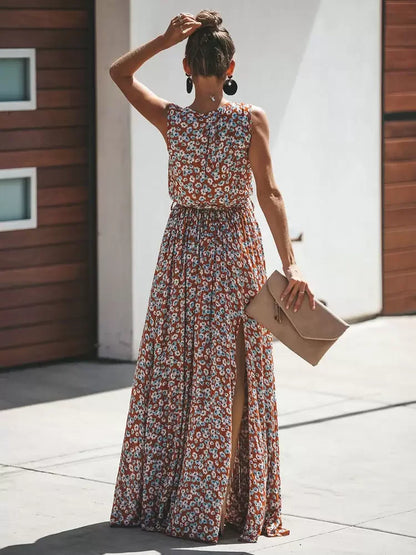 Vestido largo de muselina