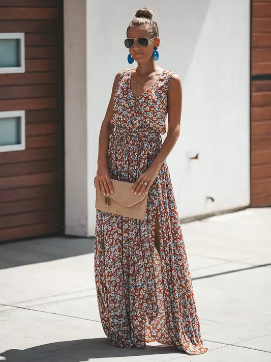 Vestido largo de muselina