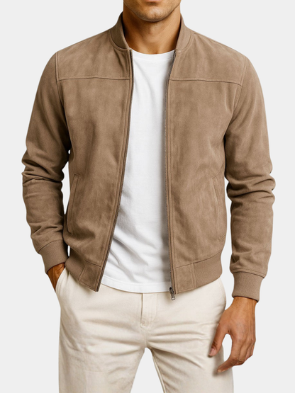 Chaqueta de ante para hombre