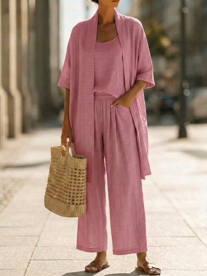 Conjunto de tres piezas