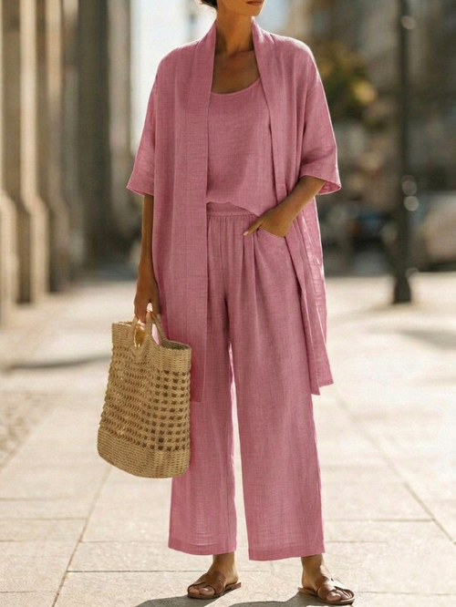 Conjunto de tres piezas