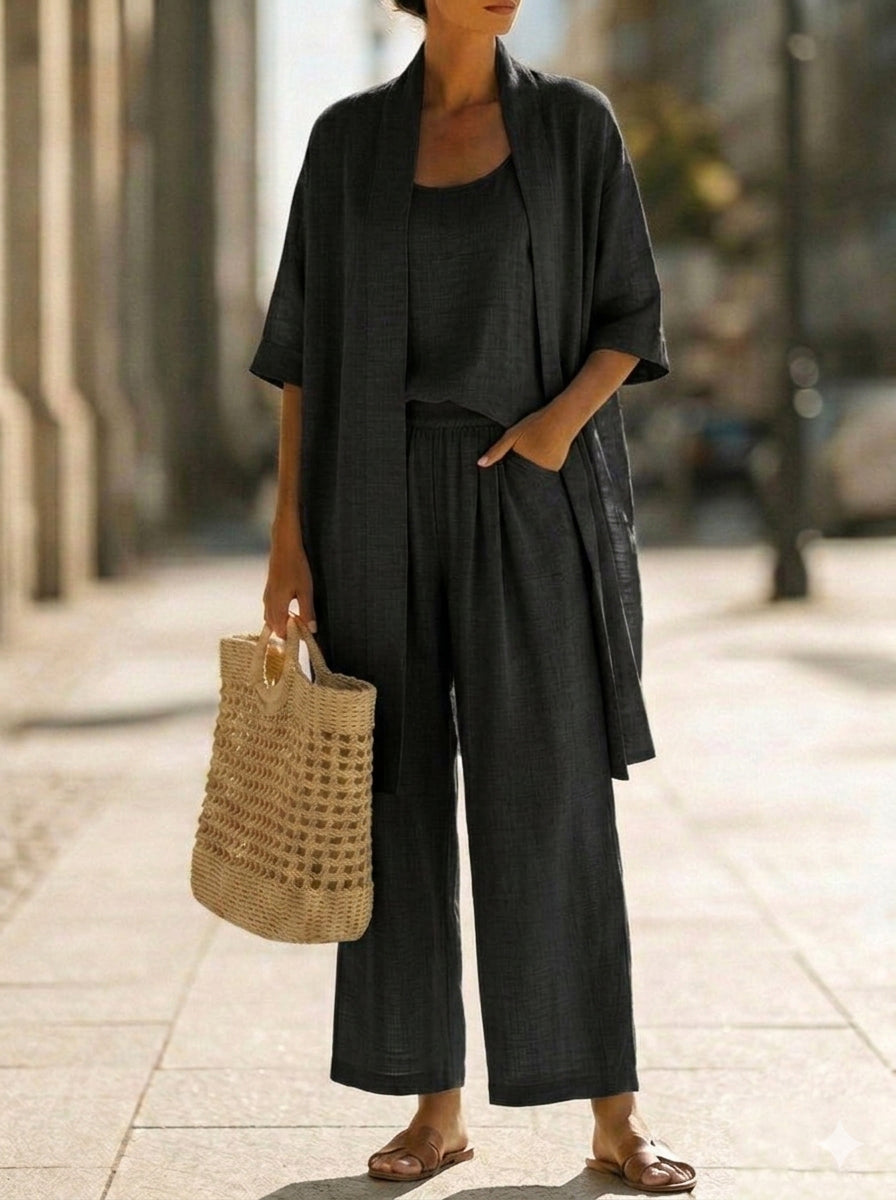 Conjunto de tres piezas