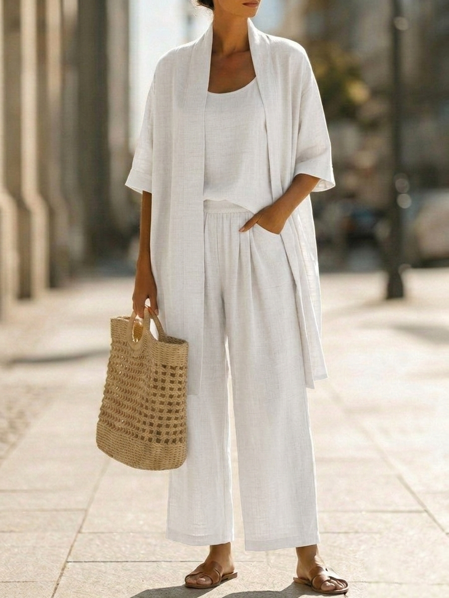 Conjunto de tres piezas